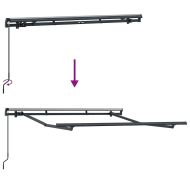 Рамка за сенник Антрацит 2.5 x 2 m Метал