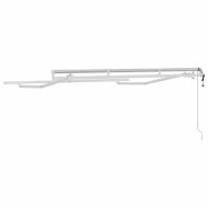 Рамка за сенник Бяло 2.5 x 2 m Метал