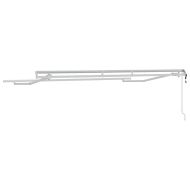 Рамка за сенник Бяло 3.5 x 2 m Метал