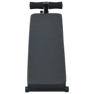 Бенч за седящи преси Черно 124 x 33.5 x 55 см