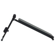 Бенч за седящи преси Черно 124 x 33.5 x 55 см