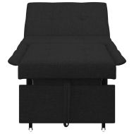 Диван легло Черно 194 x 67 x 37 см текстил