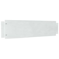 Ограничители за тревни площи 5 pcs Сребрист 100 x 25 x 0.07 см