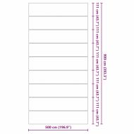 Покривало за дъното на басейна Друг Черно 999 x 500 cm