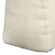 Възглавница за гръб Крем 80 x 24 x 50 см Кадифе