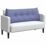 Възглавница за гръб Дънково син 120 x 24 x 50 см текстил