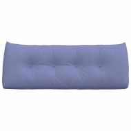 Възглавница за гръб Дънково син 120 x 24 x 50 см текстил