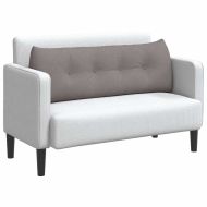 Възглавница за гръб Таупе 140 x 24 x 50 см текстил