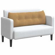 Възглавница за гръб Кафяво 140 x 24 x 50 см Кадифе