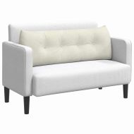 Възглавница за гръб Крем 140 x 24 x 50 см Кадифе