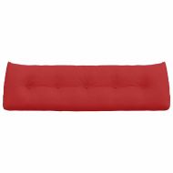 Възглавница за гръб Червено 160 x 24 x 50 см текстил