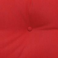 Възглавница за гръб Червено 160 x 24 x 50 см текстил