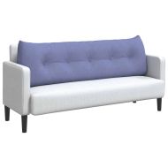 Възглавница за гръб Дънково син 160 x 24 x 50 см текстил