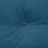 Възглавница за гръб Синьо 160 x 24 x 50 см Кадифе