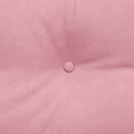 Възглавница за гръб Розово 160 x 24 x 50 см Кадифе