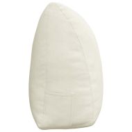 Възглавница за гръб Крем 160 x 24 x 50 см Кадифе