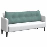 Възглавница за гръб Морско зелено 160 x 24 x 50 см Кадифе