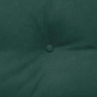 Възглавница за гръб Тъмен зелен 180 x 24 x 50 см Кадифе