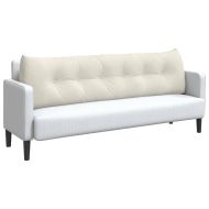 Възглавница за гръб Крем 180 x 24 x 50 см Кадифе