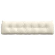 Възглавница за гръб Крем 180 x 24 x 50 см Кадифе