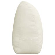 Възглавница за гръб Крем 180 x 24 x 50 см Кадифе