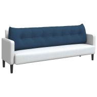 Възглавница за гръб Синьо 200 x 24 x 50 см текстил
