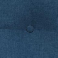 Възглавница за гръб Синьо 200 x 24 x 50 см текстил