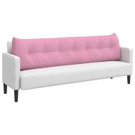 Възглавница за гръб Розово 200 x 24 x 50 см текстил