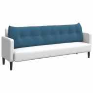 Възглавница за гръб Синьо 200 x 24 x 50 см Кадифе