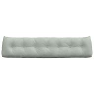 Възглавница за гръб Светлосиво 200 x 24 x 50 см Кадифе