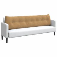 Възглавница за гръб Кафяво 200 x 24 x 50 см Кадифе