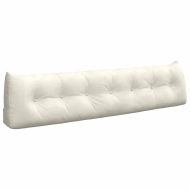 Възглавница за гръб Крем 200 x 24 x 50 см Кадифе