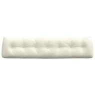 Възглавница за гръб Крем 200 x 24 x 50 см Кадифе