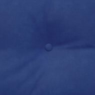 Възглавница за гръб Полицейско синьо 200 x 24 x 50 см Кадифе