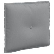 Възглавница за гръб Светлосиво 50 x 19 x 45 см текстил