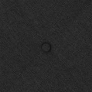 Възглавница за гръб Черно 50 x 19 x 45 см текстил