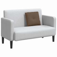 Възглавница за гръб Кафяво 50 x 19 x 45 см текстил