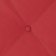 Възглавница за гръб Червено 50 x 19 x 45 см текстил