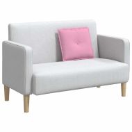 Възглавница за гръб Розово 50 x 19 x 45 см текстил