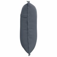 Възглавница за гръб Тъмен сив 50 x 45 см Кордюрова тъкан
