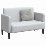 Възглавница за гръб Светлосиво 50 x 45 см Микрофибърна тъкан