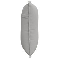 Възглавница за гръб Светлосиво 50 x 45 см Микрофибърна тъкан