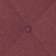 Възглавница за гръб Виненочервен 60 x 19 x 50 см текстил