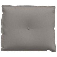 Възглавница за гръб Таупе 60 x 19 x 50 см текстил