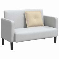 Възглавница за гръб Крем 60 x 19 x 50 см текстил