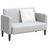 Възглавница за гръб Бяло 60 x 19 x 50 см текстил