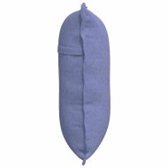 Възглавница за гръб Дънково син 60 x 19 x 50 см текстил
