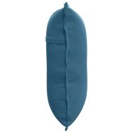 Възглавница за гръб Синьо 60 x 50 cm Кордюрова тъкан