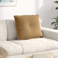 Възглавница за гръб Кафяво 60 x 50 cm Кордюрова тъкан