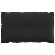 Възглавница за гръб Черно 80 x 50 cm Кордюрова тъкан